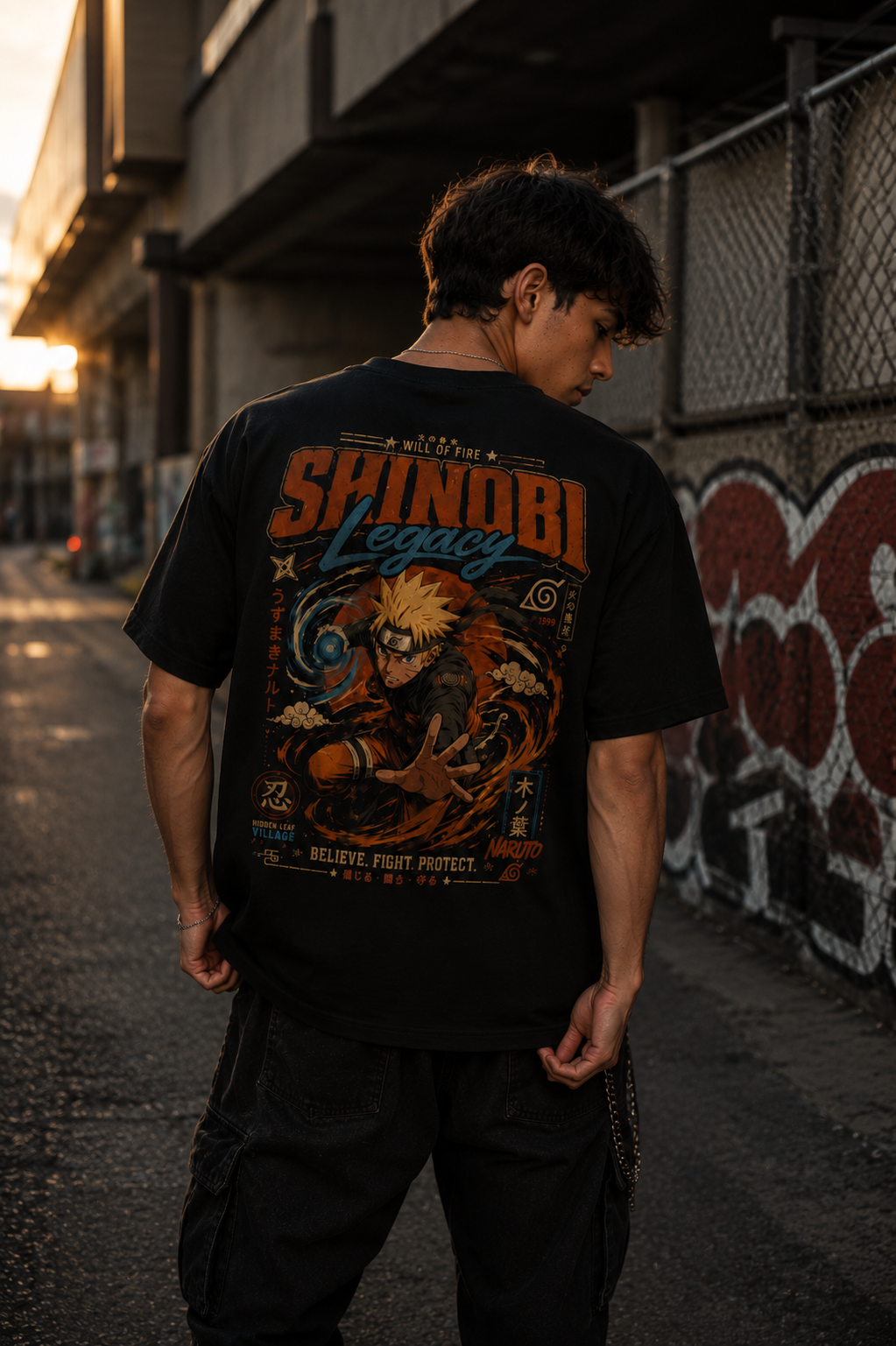 Buy Unisex Graphic Crew T-Shirt Online India | LonexWear
