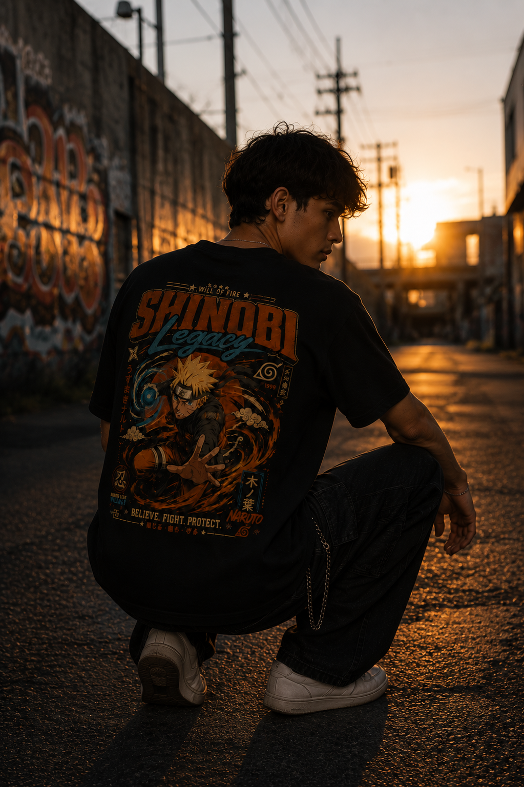 Buy Unisex Graphic Crew T-Shirt Online India | LonexWear